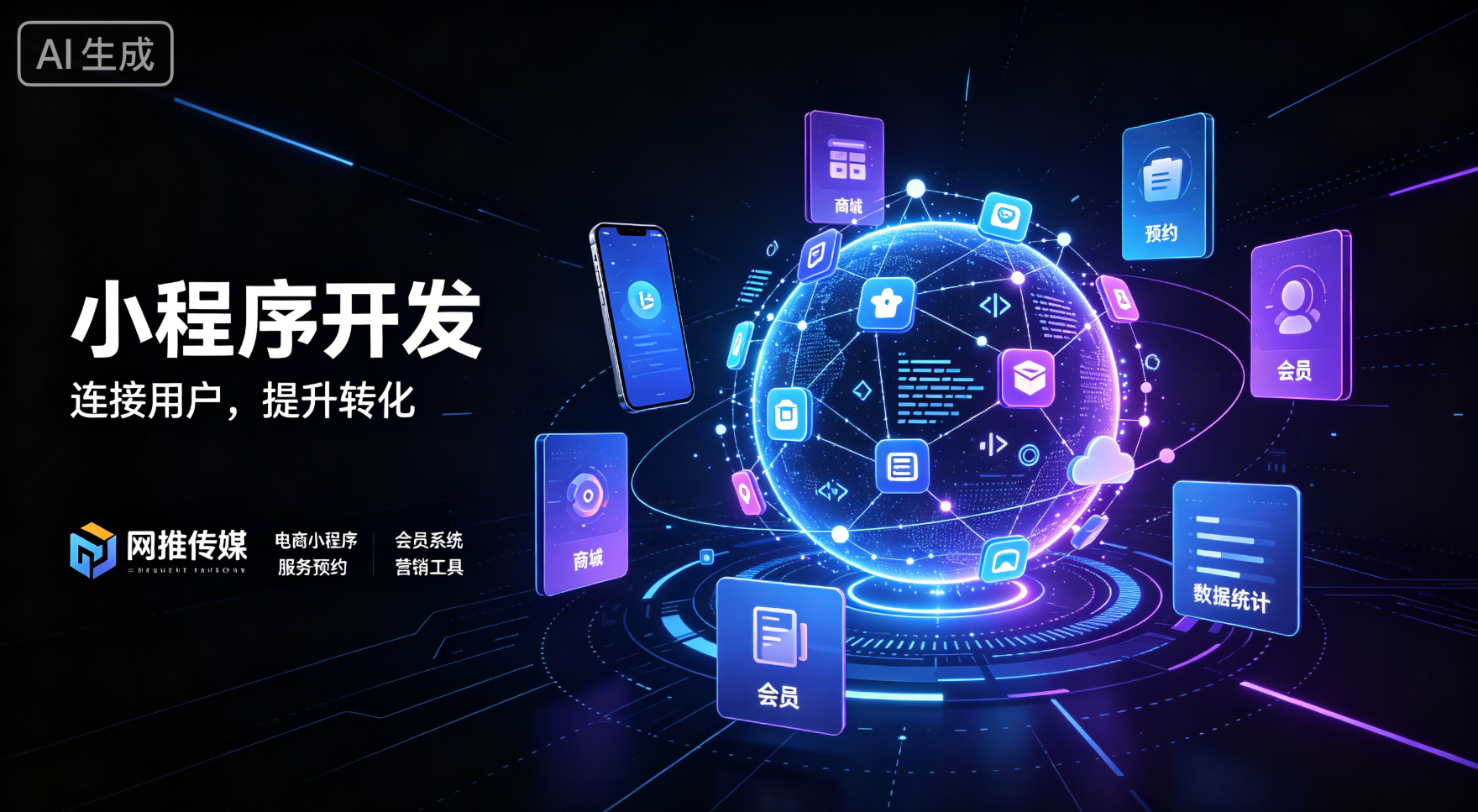 小程序开发界面展示与功能示意图